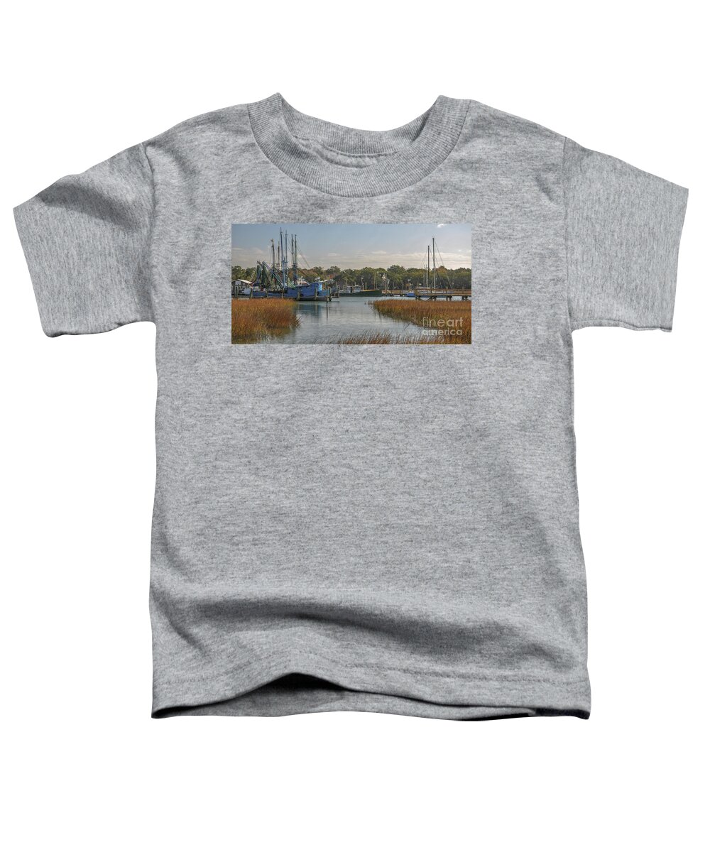 Shem Creek Toddler T-Shirt featuring the photograph Mount Pleasant Sea Treasure by Dale Powell