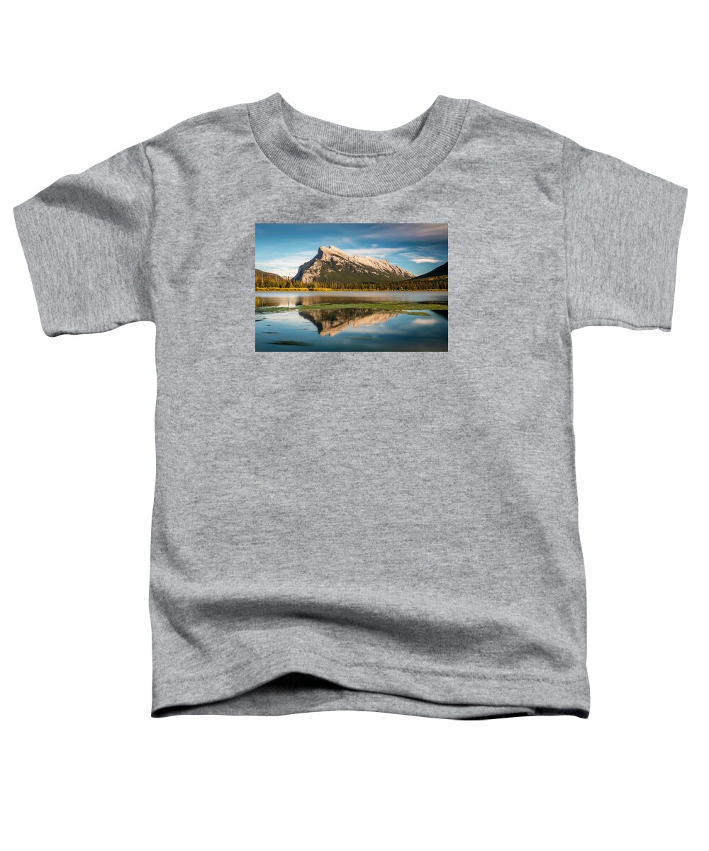 Mount Rundle Toddler T-Shirt featuring the photograph Mount Rundle Banff by Pierre Leclerc Photography