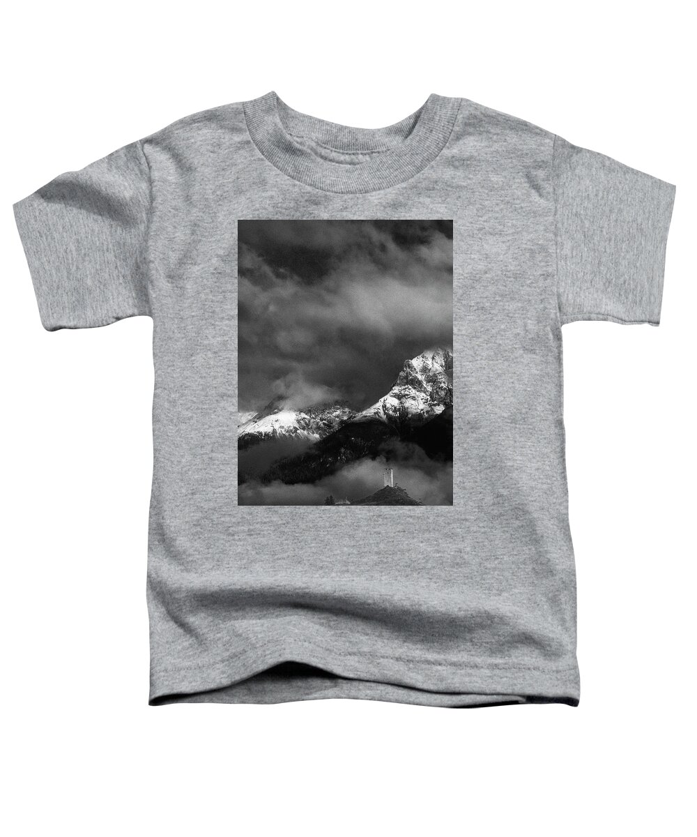 Mountains Toddler T-Shirt featuring the photograph Mountain castle by Peter V Quenter