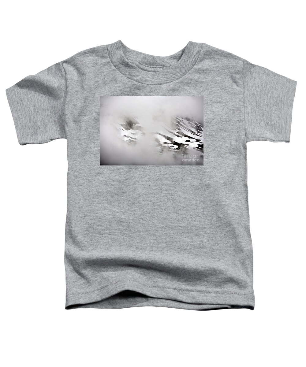Alaska Toddler T-Shirt featuring the photograph Mountain Fog - Alaska by Lorenzo Cassina