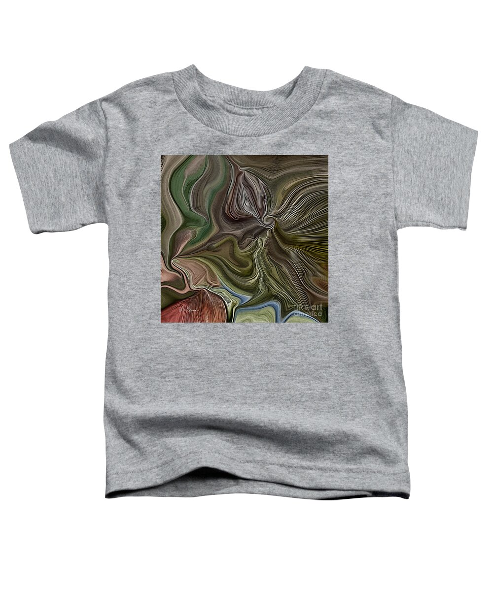 Movement Toddler T-Shirt featuring the digital art Movement Of Matter by Leo Symon