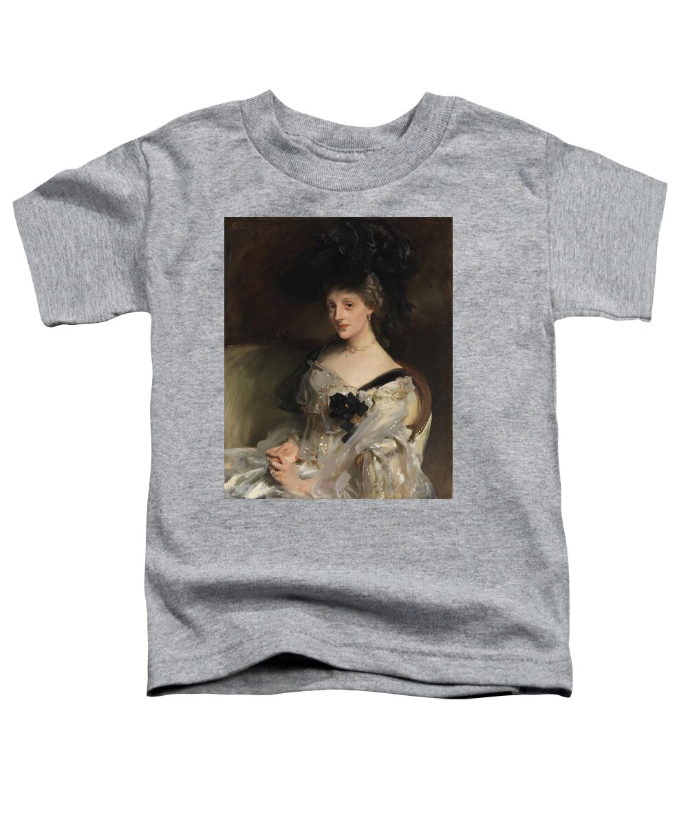 John Singer Sargent 18561925  Mrs Philip Leslie Agnew Toddler T-Shirt featuring the painting Mrs Philip Leslie Agnew by John Singer