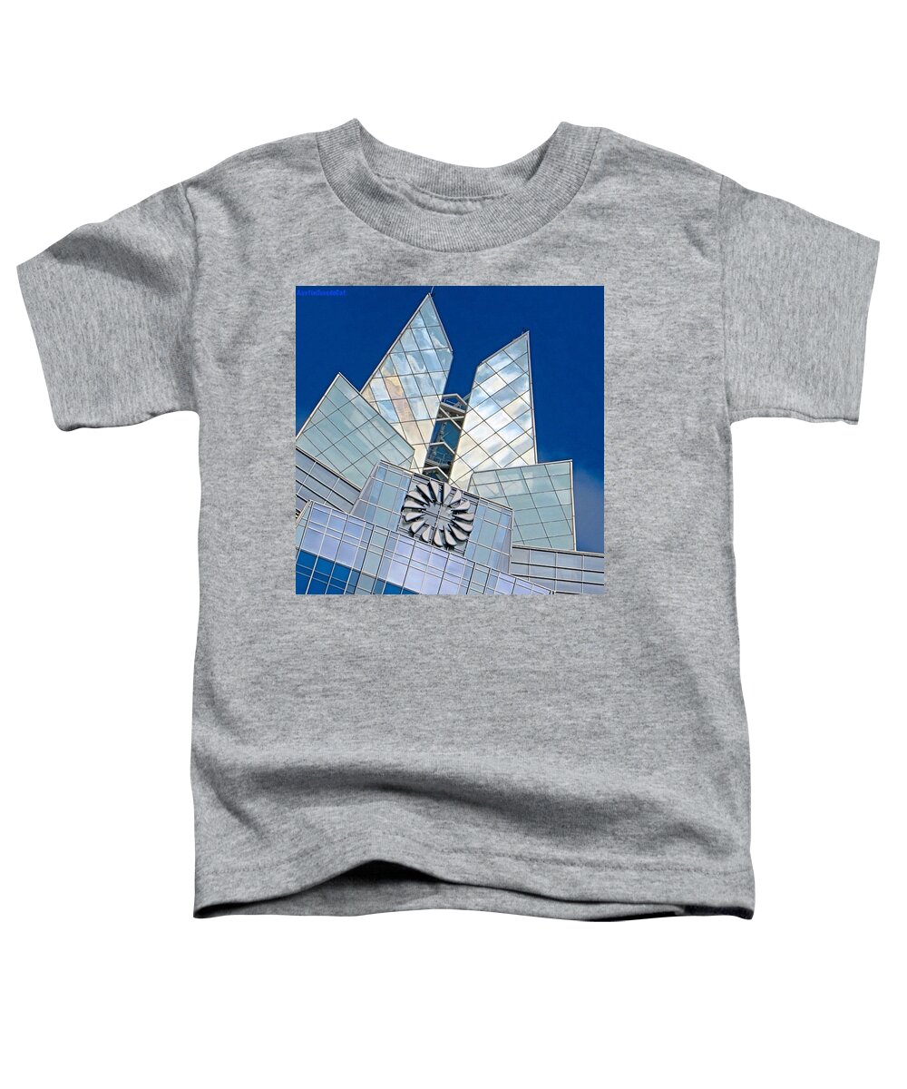 Beautiful Toddler T-Shirt featuring the photograph My Favorite #building In #myhometown by Austin Tuxedo Cat