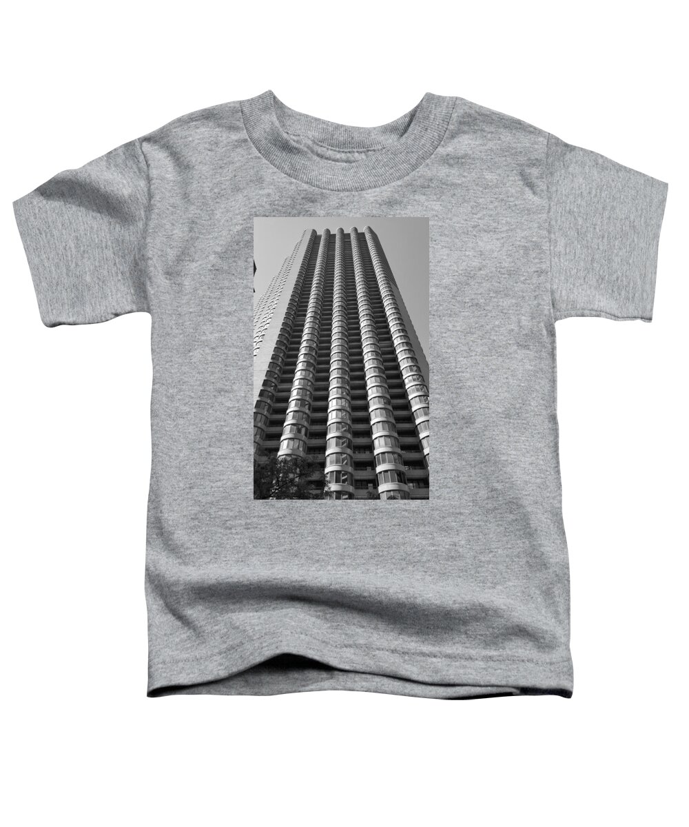 New York City Toddler T-Shirt featuring the photograph N Y C Architecture B W by Rob Hans
