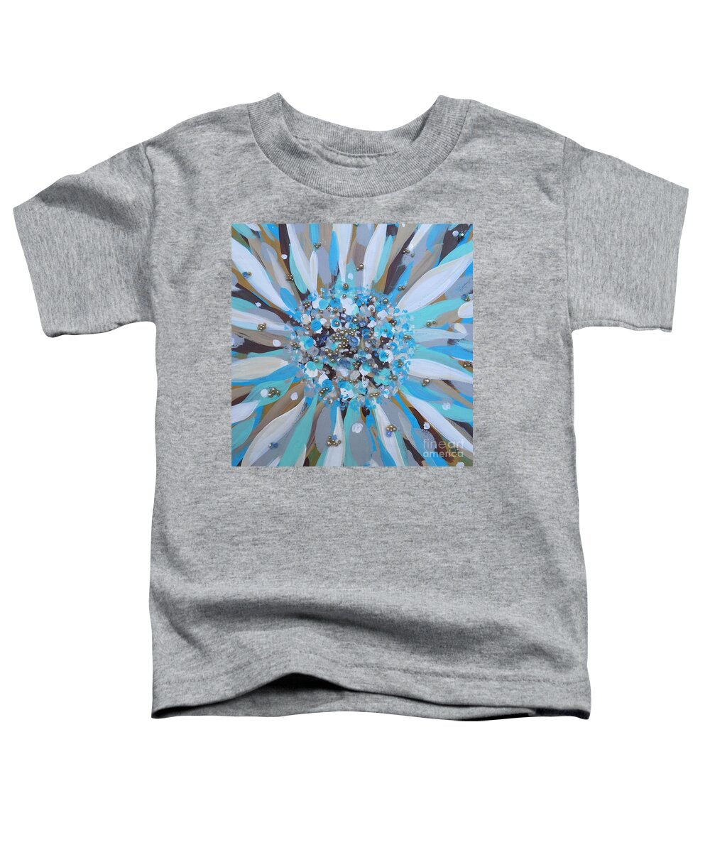 Nature Toddler T-Shirt featuring the painting Natures Burst of Harmony by Jacqui Hawk