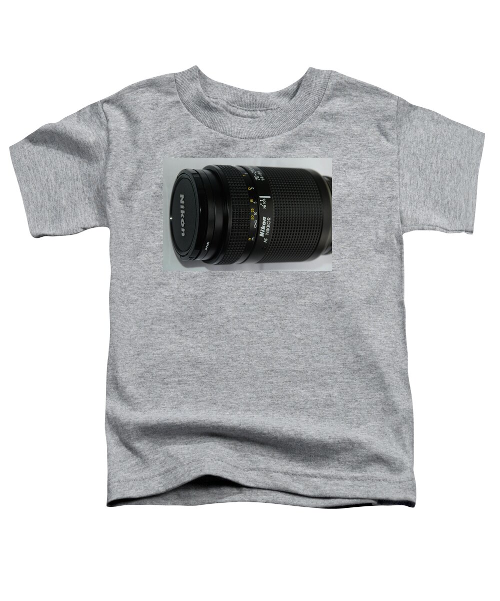 Lens Toddler T-Shirt featuring the photograph Nikon 70- 210 Mm Lens by Ee Photography