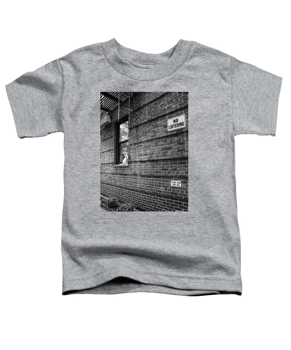 2016 Toddler T-Shirt featuring the photograph No Loitering by Cole Thompson