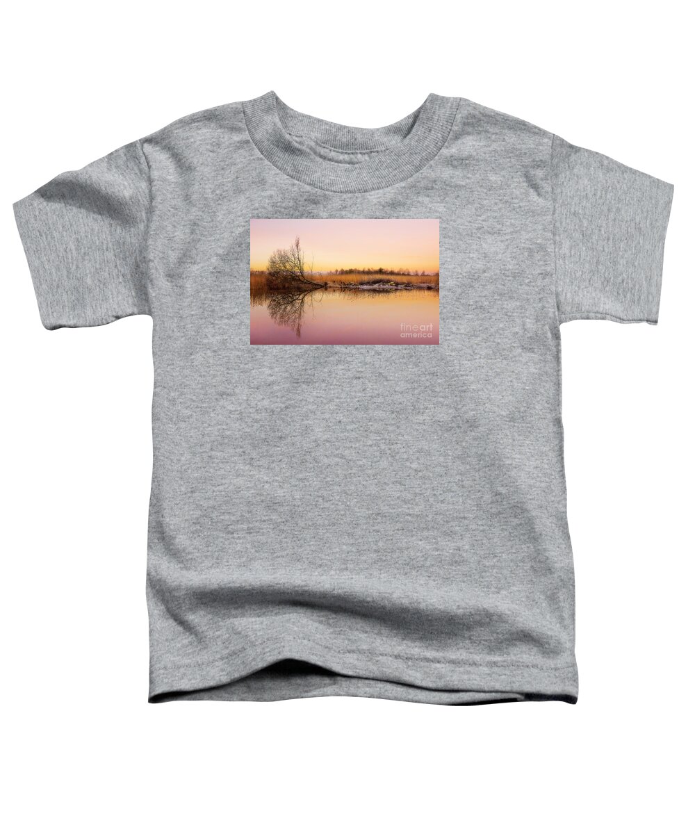 Bay Toddler T-Shirt featuring the photograph Norfolk Broads by Svetlana Sewell