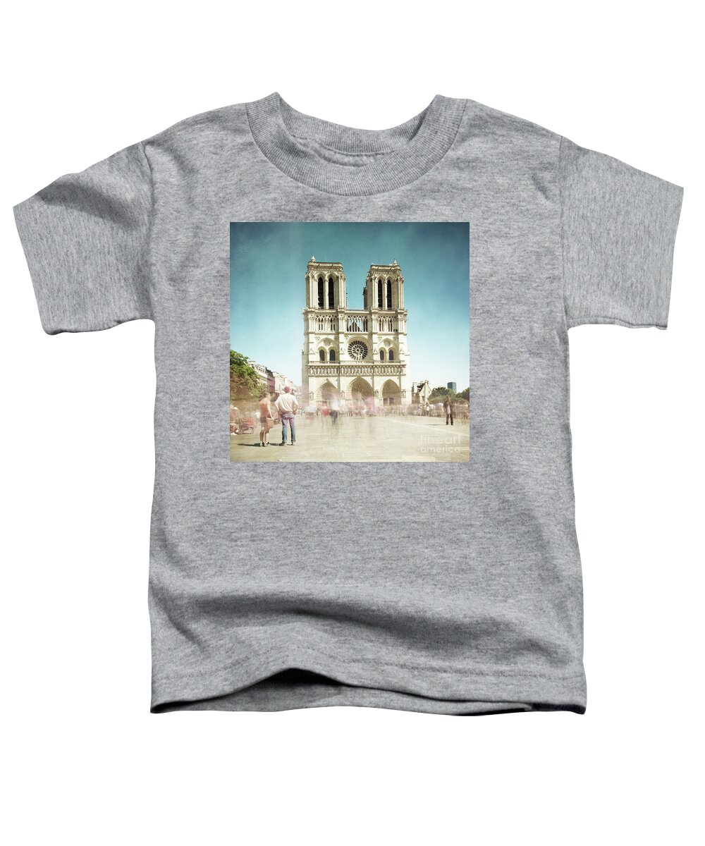 1x1 Toddler T-Shirt featuring the photograph Notre Dame by Hannes Cmarits