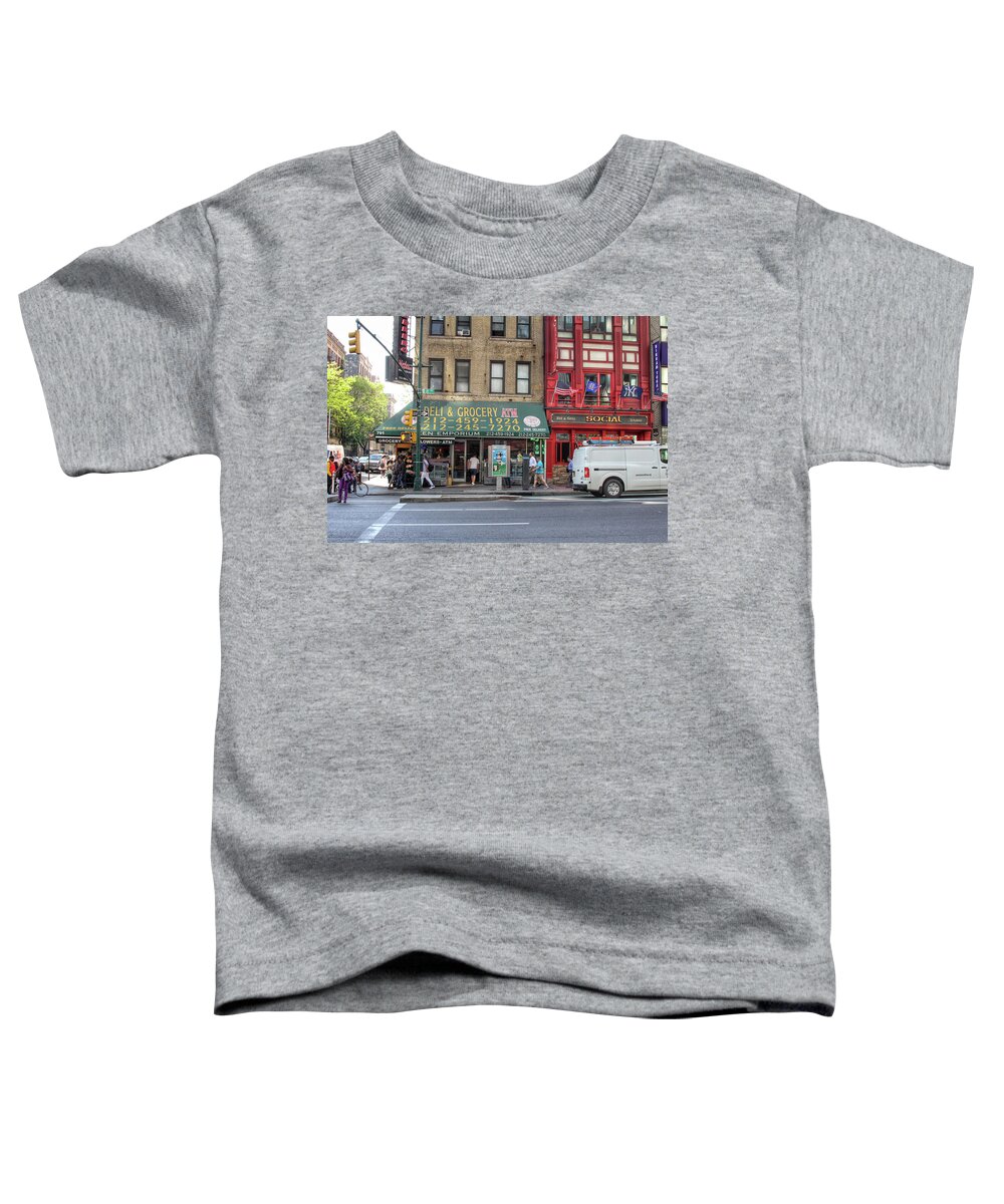 Nyc Toddler T-Shirt featuring the photograph NYC Deli and Grocery by Jackson Pearson