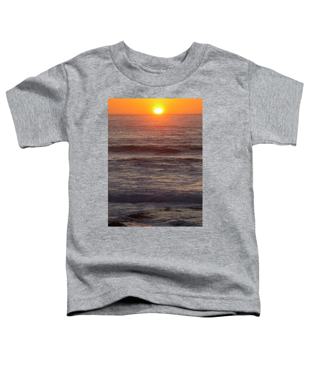 Sunset Toddler T-Shirt featuring the photograph Ocean Sunset by Mark Miller