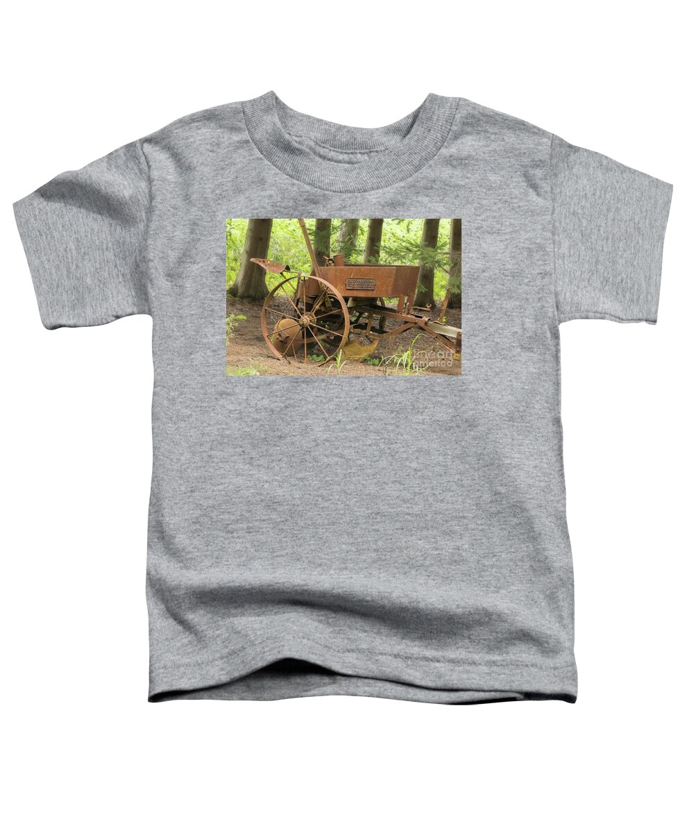 Plow Toddler T-Shirt featuring the photograph Ok Champion Farm Plow by Nikki Vig