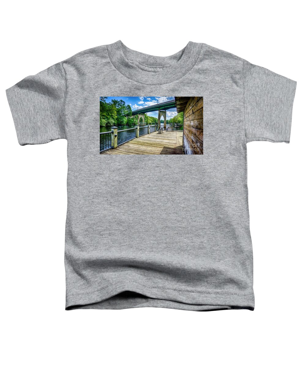 Conway Toddler T-Shirt featuring the photograph Old Conway Bridge by David Smith