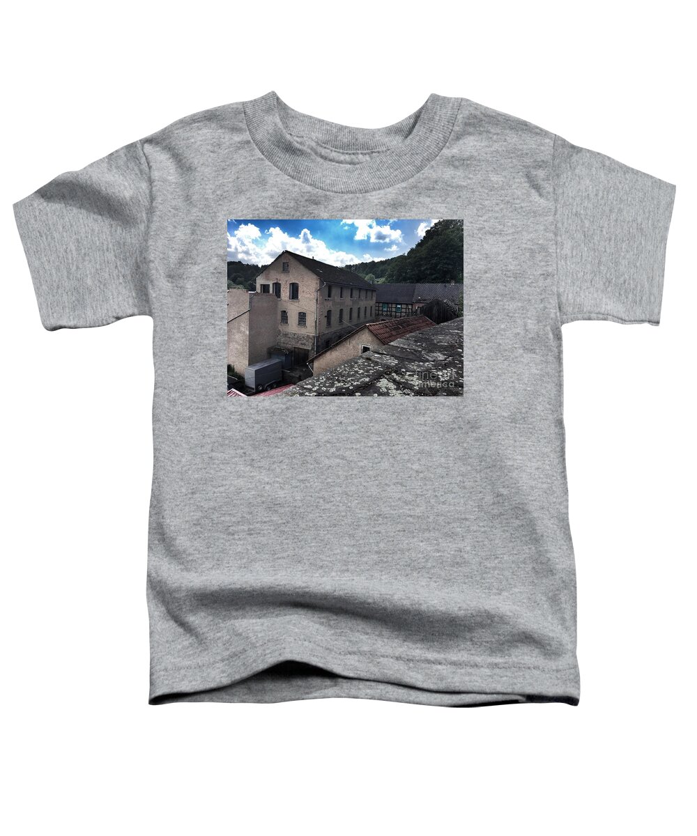 Old Toddler T-Shirt featuring the photograph Old factory by Eva-Maria Di Bella