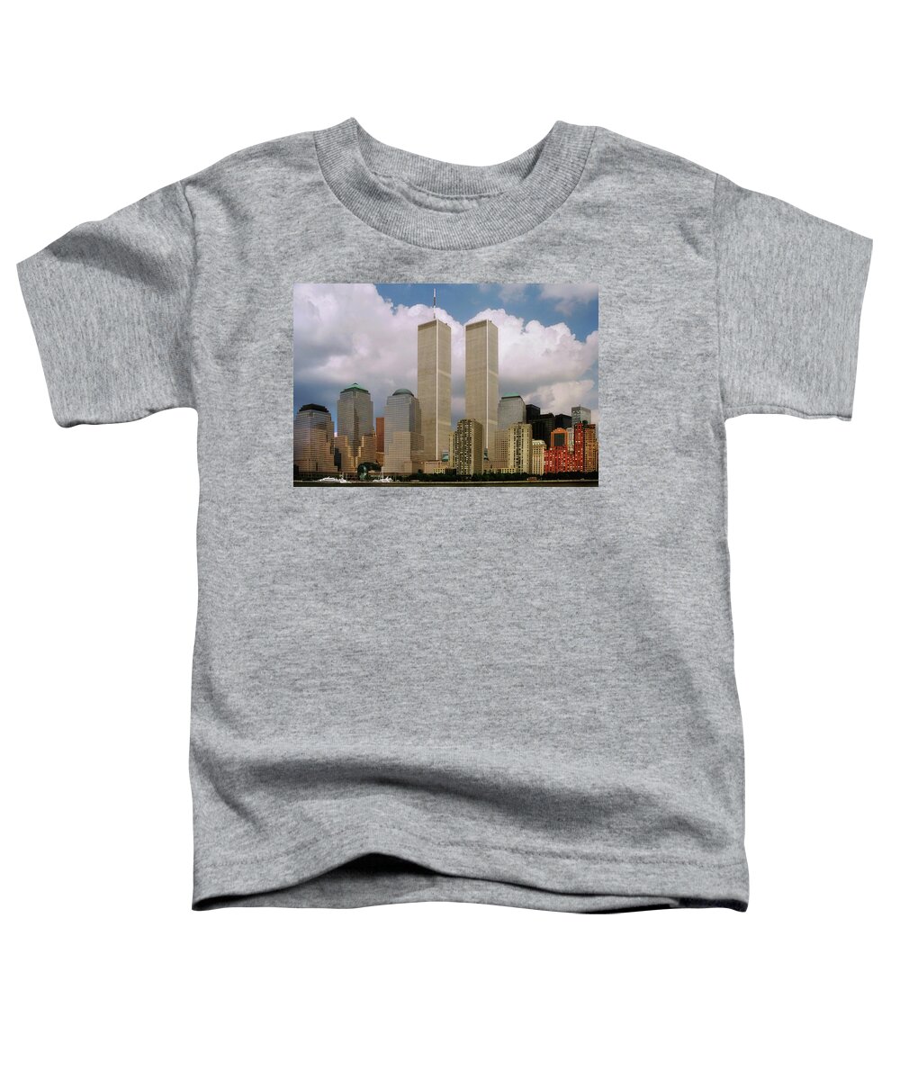 New York City Toddler T-Shirt featuring the photograph Old NYC Skyline by Joann Vitali