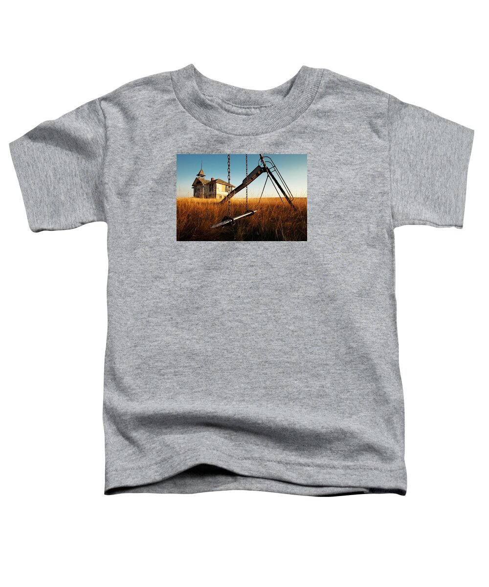Old Toddler T-Shirt featuring the photograph Old Savoy Schoolhouse by Todd Klassy