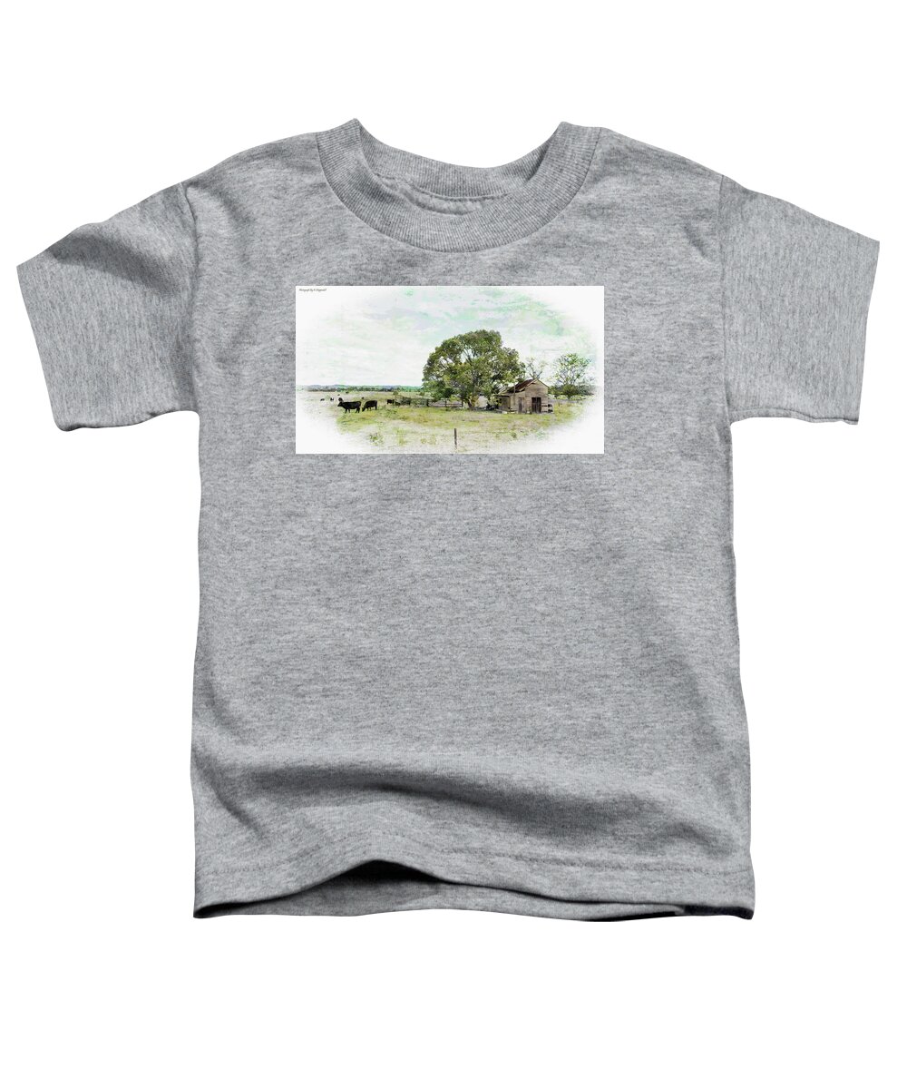 Landscape Photography Toddler T-Shirt featuring the photograph Old Times 6661 by Kevin Chippindall