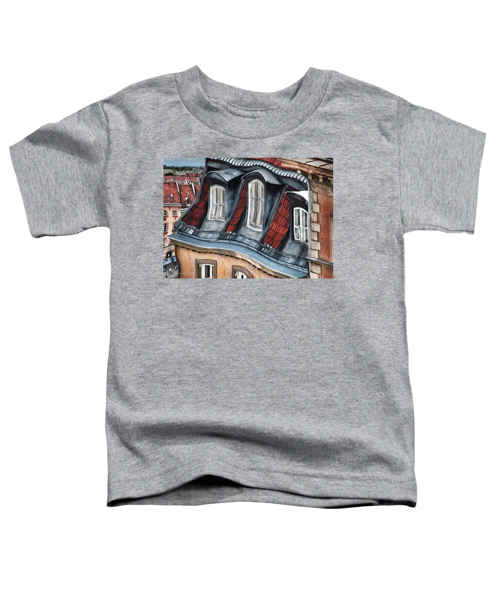 Windows Toddler T-Shirt featuring the photograph Old Town in Warsaw #19 by Aleksander Rotner