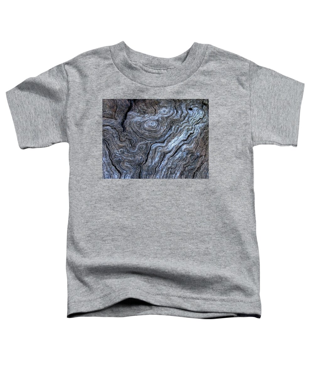 Abstract Toddler T-Shirt featuring the photograph Old Wood by Ira Marcus