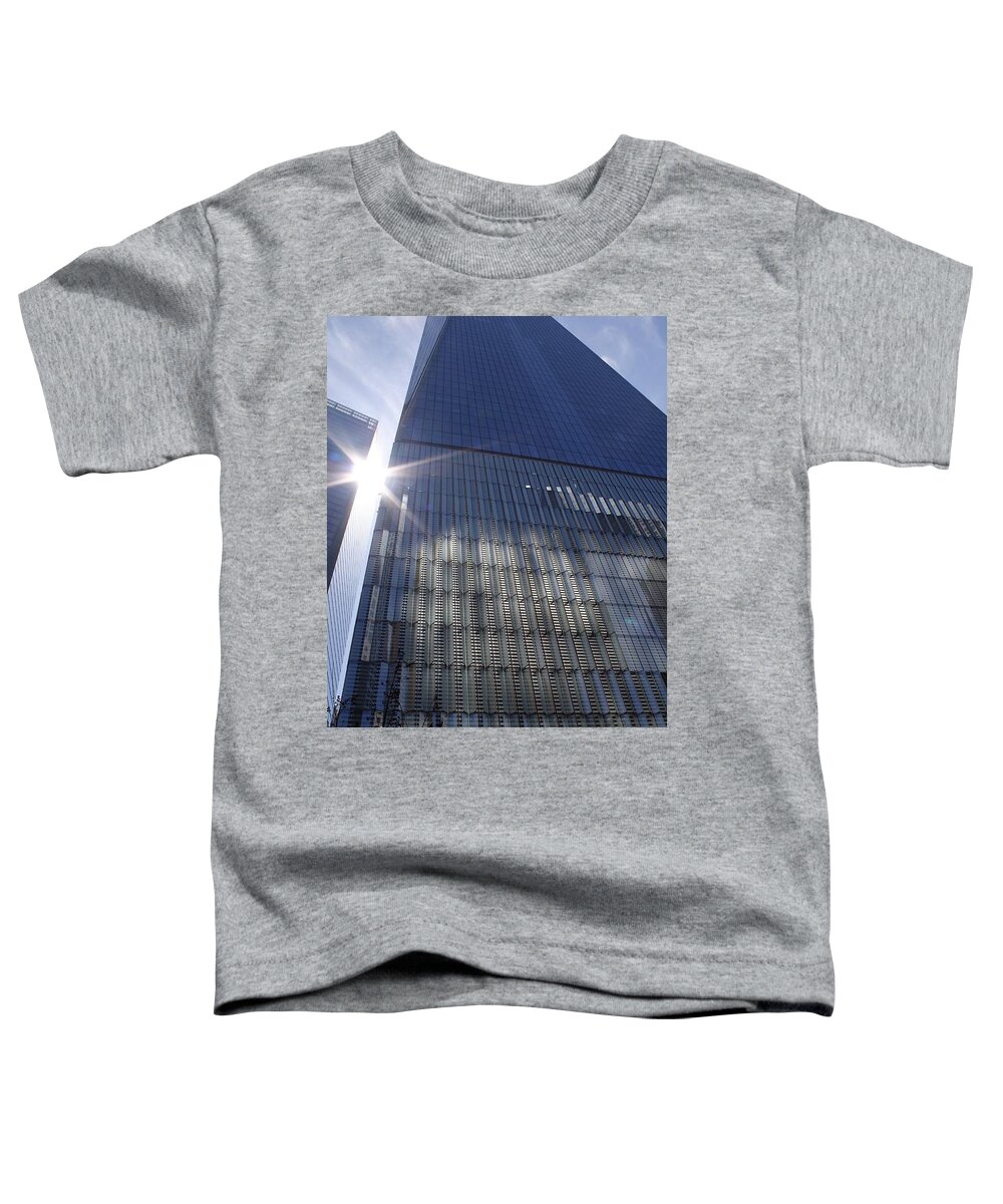 One World Trade Center Toddler T-Shirt featuring the photograph One World Trade Center II by Flavia Westerwelle