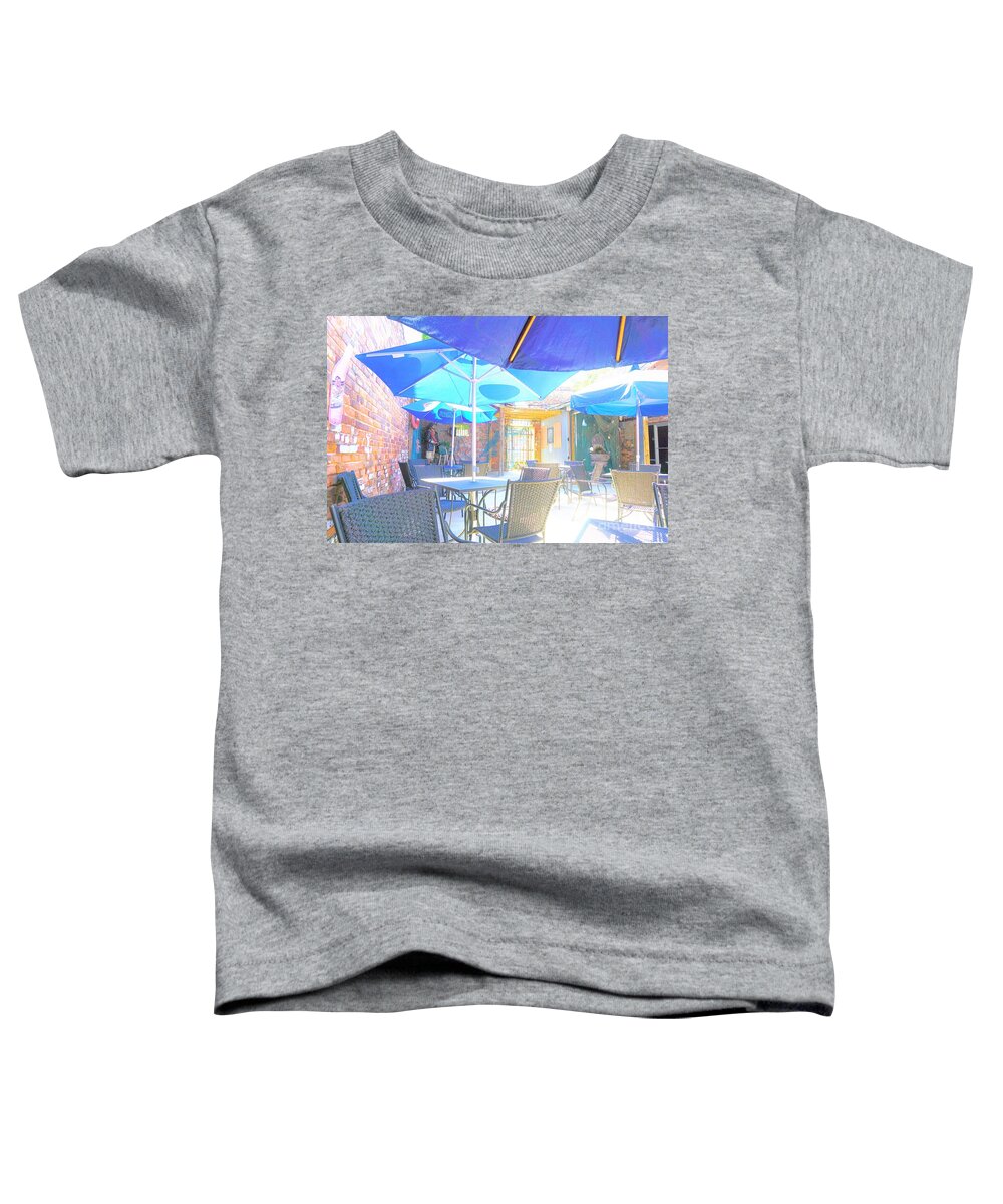 Restaurant Toddler T-Shirt featuring the photograph Open Air Eating by Merle Grenz