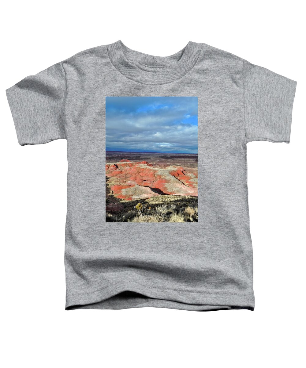 Petrified Forest National Park Toddler T-Shirt featuring the photograph Painted Desert Magic Hour by Kyle Hanson