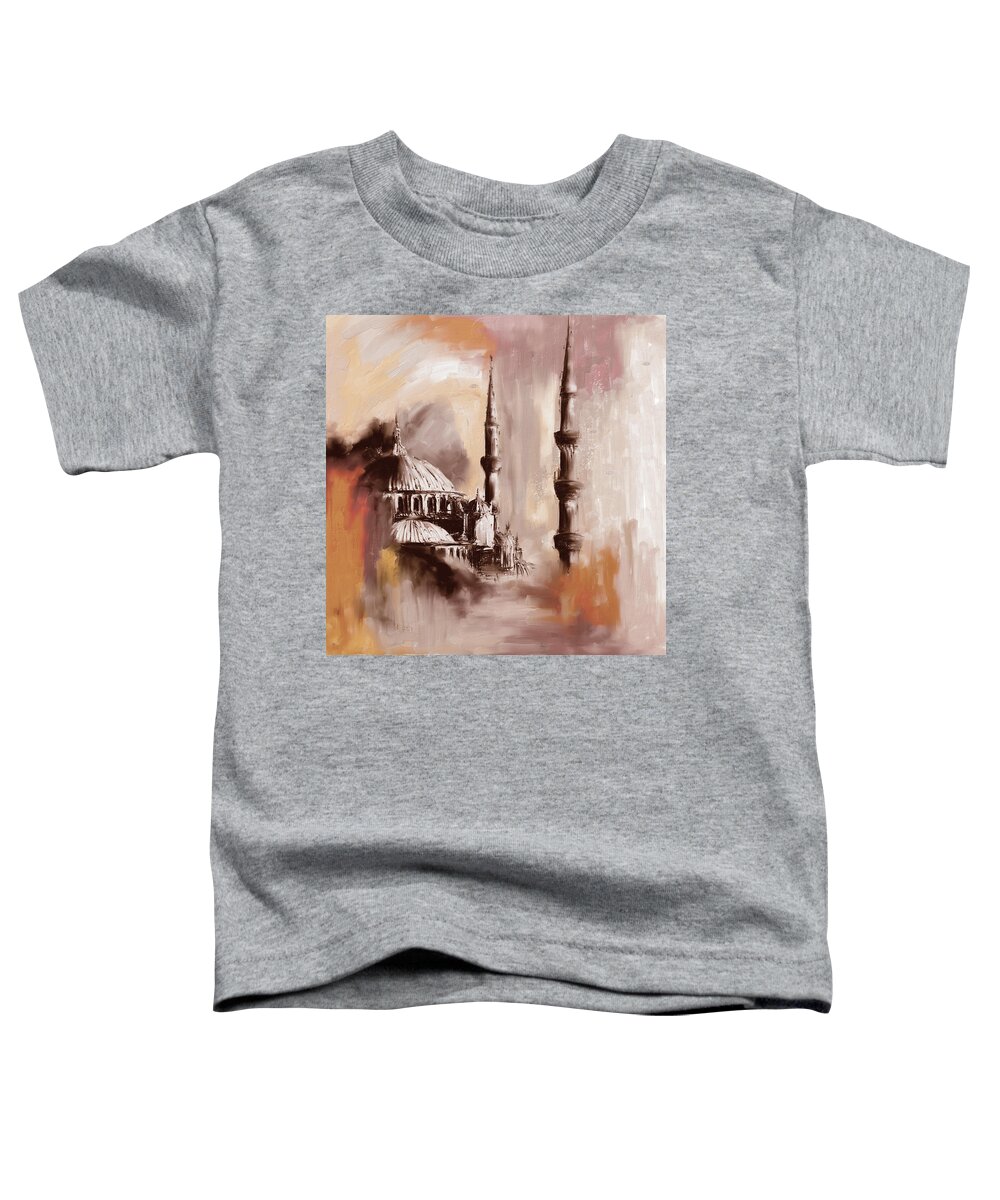 Abstract Toddler T-Shirt featuring the painting Painting 368 2 by Mawra Tahreem