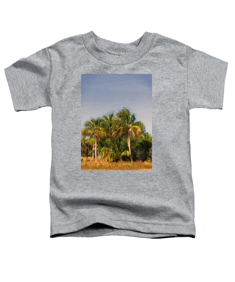 Palm Tree Toddler T-Shirt featuring the photograph Palms - Naples Florida by Kim Hojnacki