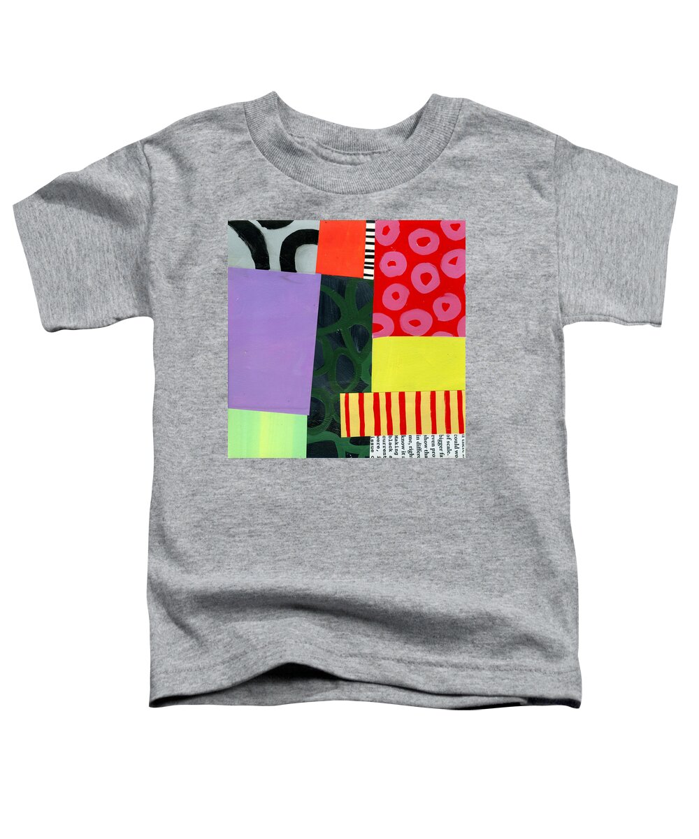 Abstract Art Toddler T-Shirt featuring the painting Pattern Grid # 4 by Jane Davies