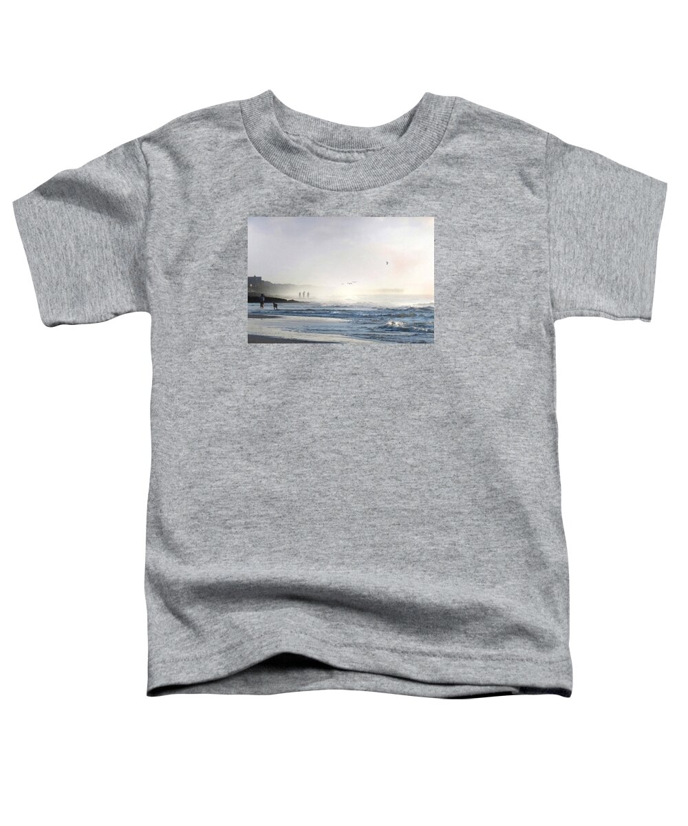 Pawley Toddler T-Shirt featuring the digital art Pawleys Island Morning Mist by Deborah Smith