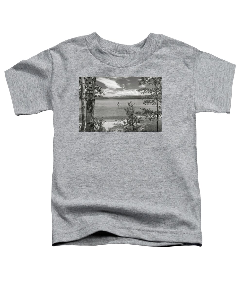 5dmkiv Toddler T-Shirt featuring the photograph Payette Lake Boarder by Mark Mille