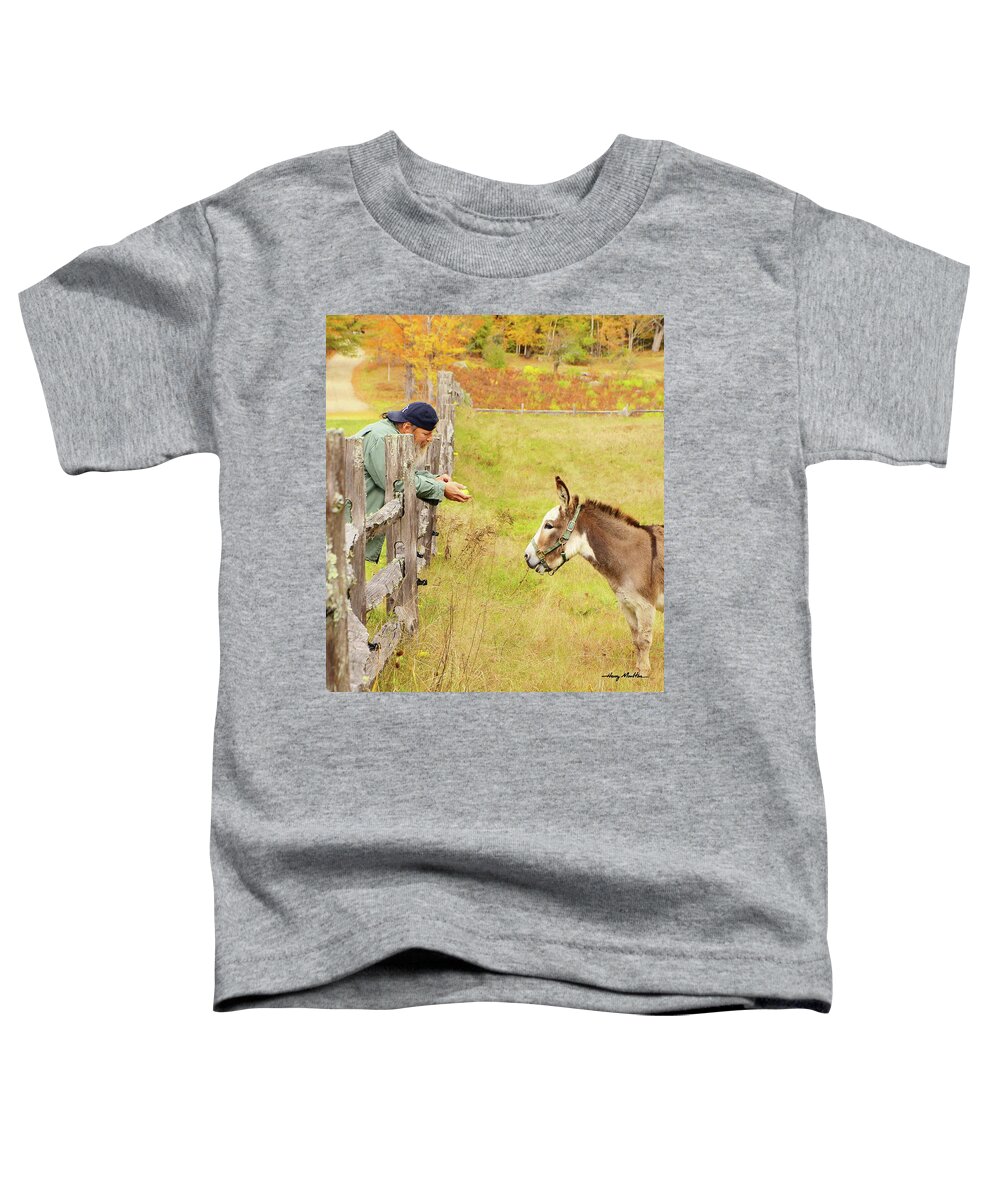 Animal Toddler T-Shirt featuring the photograph Peace Maker by Harry Moulton