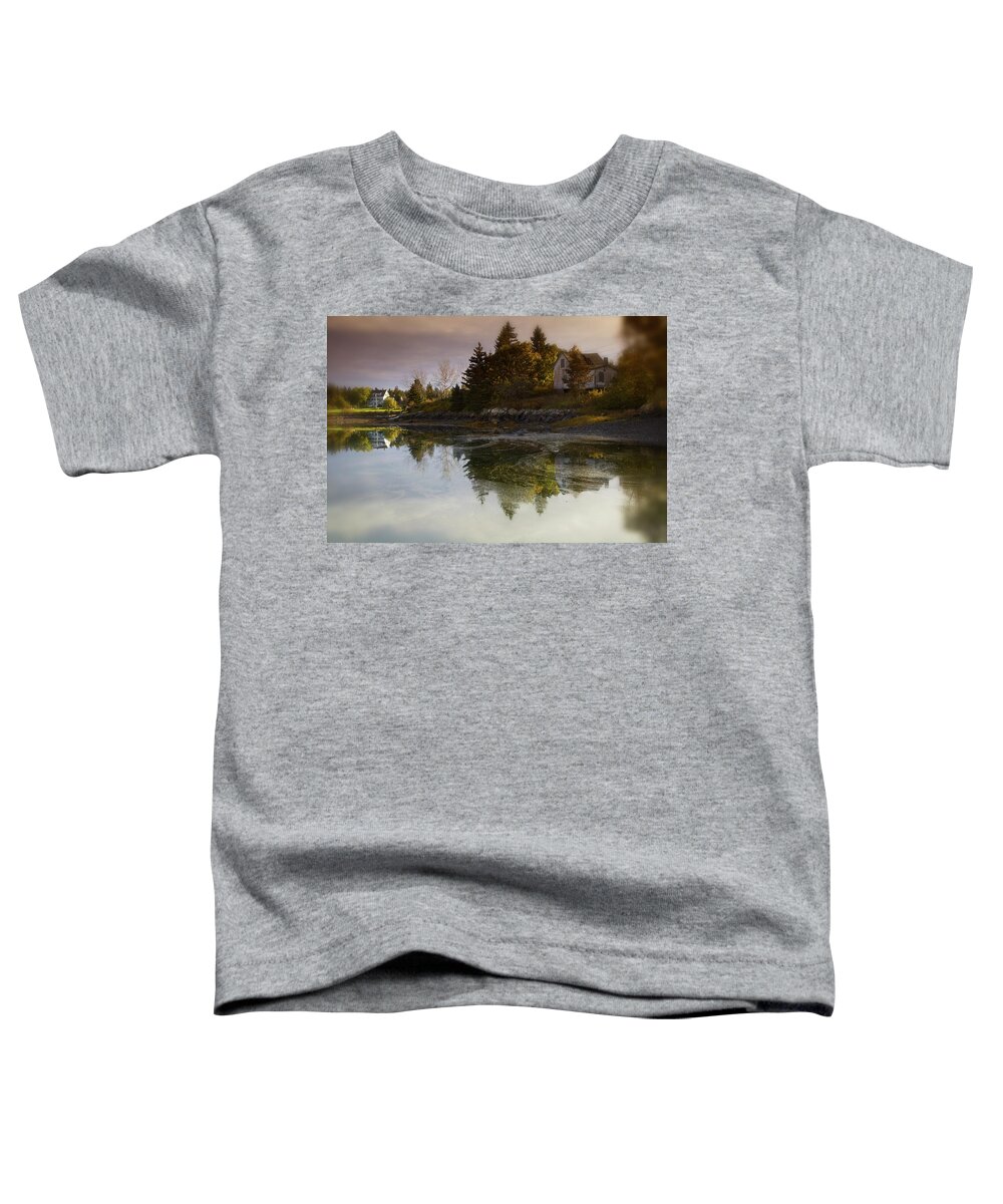 Fall Colors Toddler T-Shirt featuring the photograph Peaceful Morning by Alberto Audisio