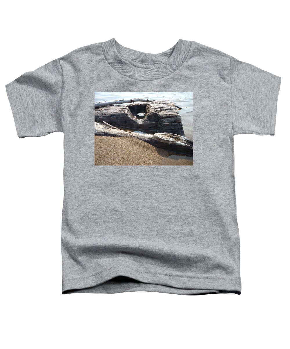 Beach Toddler T-Shirt featuring the photograph Peekaboo by Gigi Dequanne