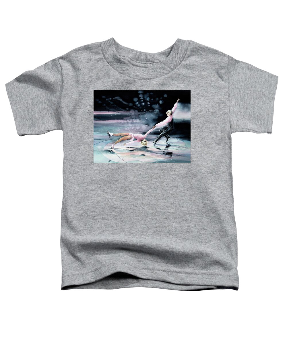 Sports Art Toddler T-Shirt featuring the painting Perfect Harmony by Hanne Lore Koehler