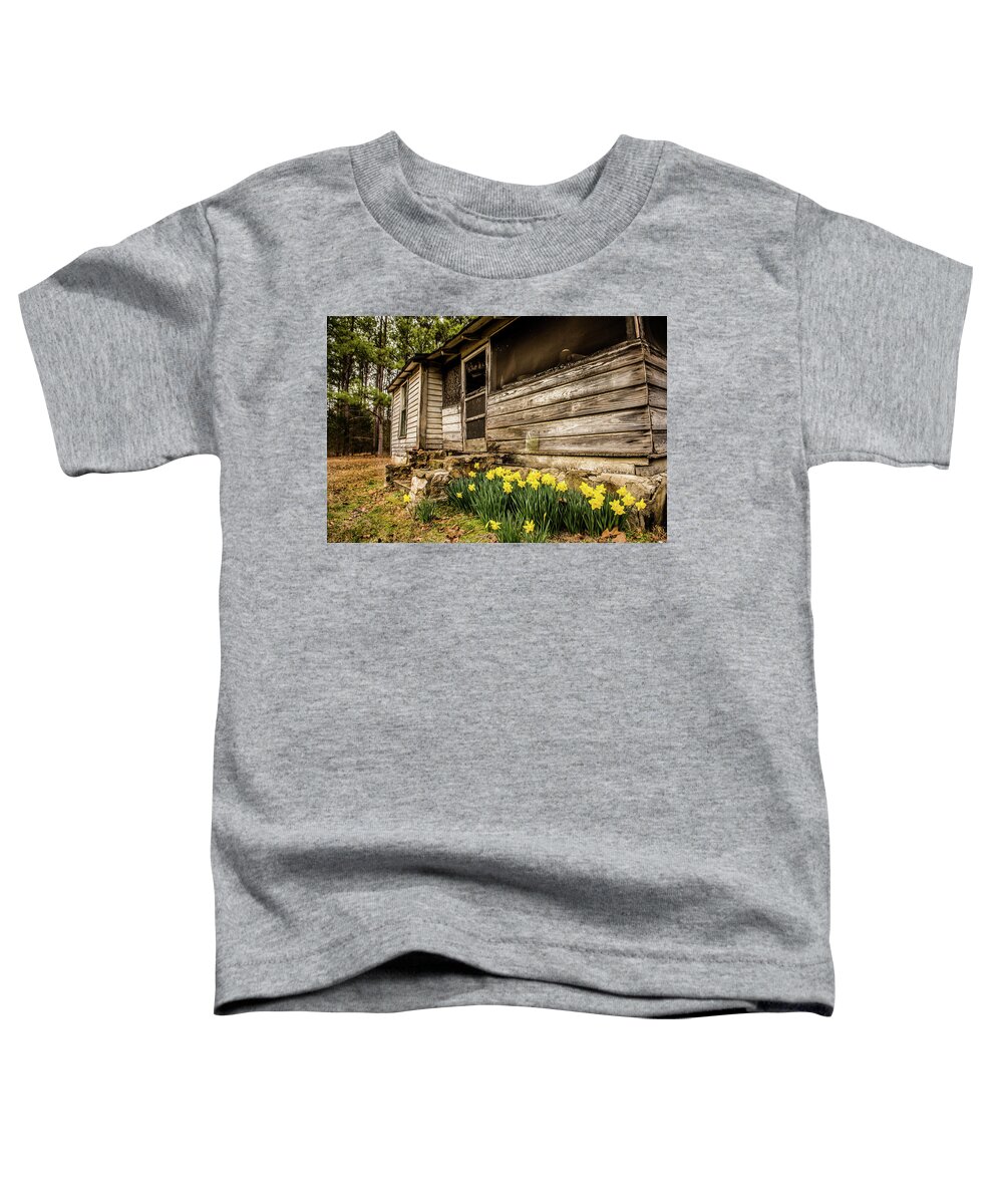 Home Place Toddler T-Shirt featuring the photograph Pieces Of Home by Cynthia Wolfe