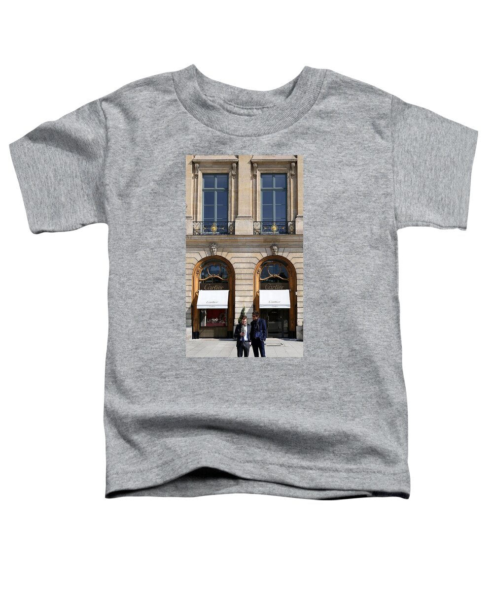 Place Vendome Toddler T-Shirt featuring the photograph Place Vendome Paris by Andrew Fare