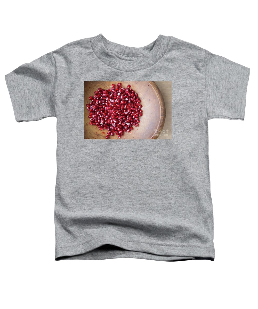 Food Toddler T-Shirt featuring the photograph Pomegranate by Edward Fielding