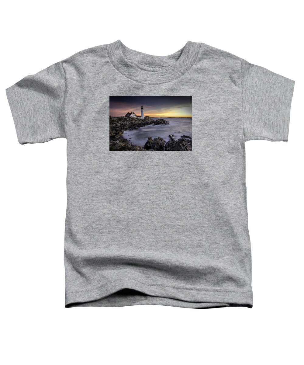 2015 Toddler T-Shirt featuring the photograph Portland Head Light by Fred LeBlanc