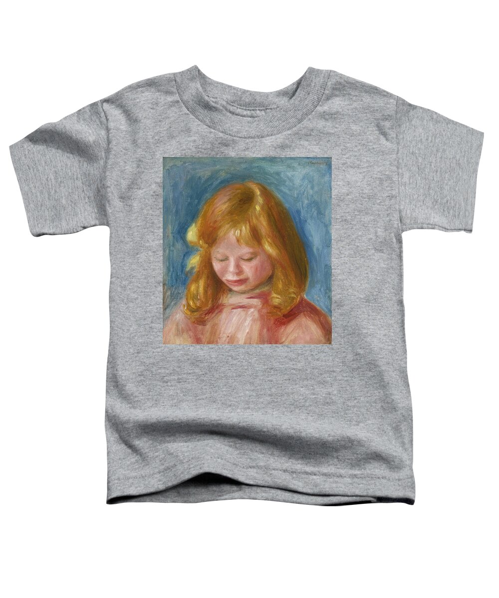 Pierre-auguste Renoir Toddler T-Shirt featuring the painting Portrait of Jean Renoir by Pierre-Auguste Renoir
