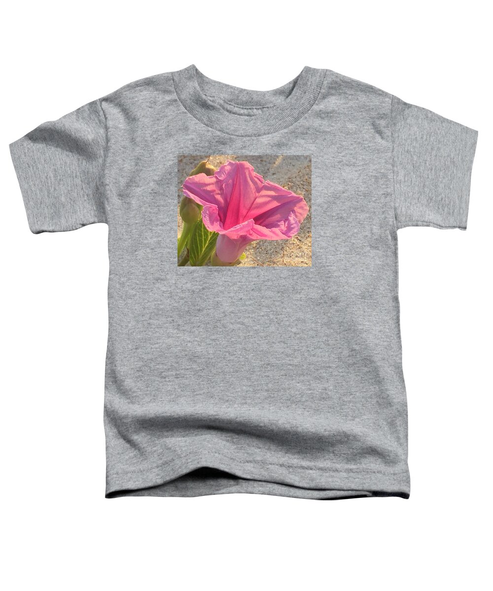 Railroad Vine Toddler T-Shirt featuring the photograph Pretty in Pink by LeeAnn Kendall