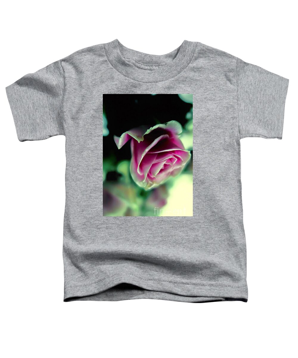 Floral Toddler T-Shirt featuring the photograph Purple Rose by Tara Shalton