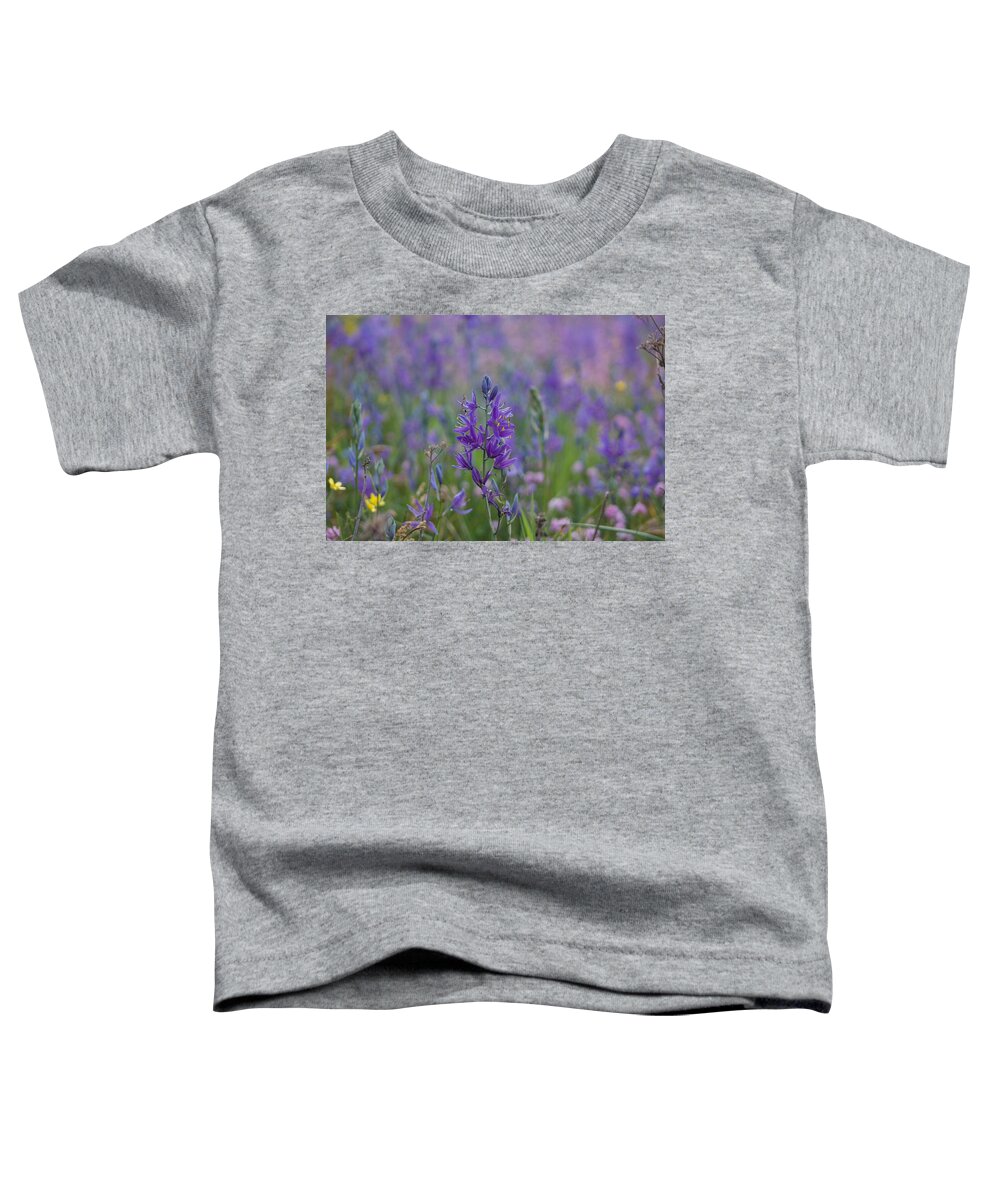 Flower Toddler T-Shirt featuring the photograph Purple Wildflower by Brian Eberly