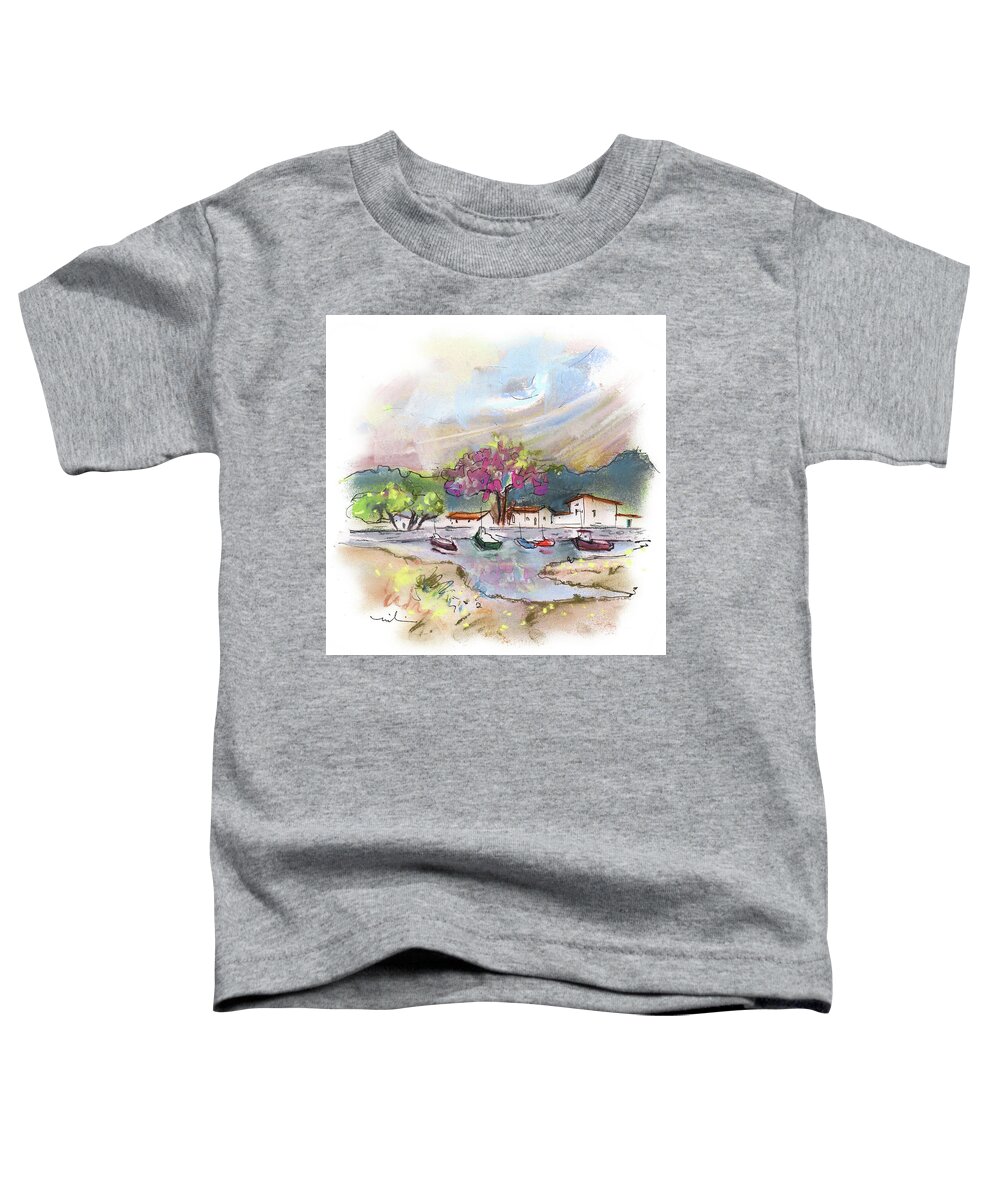 Travel Toddler T-Shirt featuring the painting Quiberon Peninsula 09 by Miki De Goodaboom