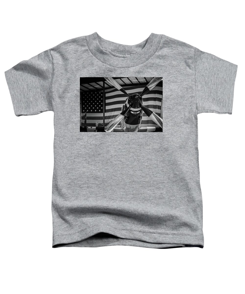 P-51 Toddler T-Shirt featuring the photograph Quick Silver by David Hart