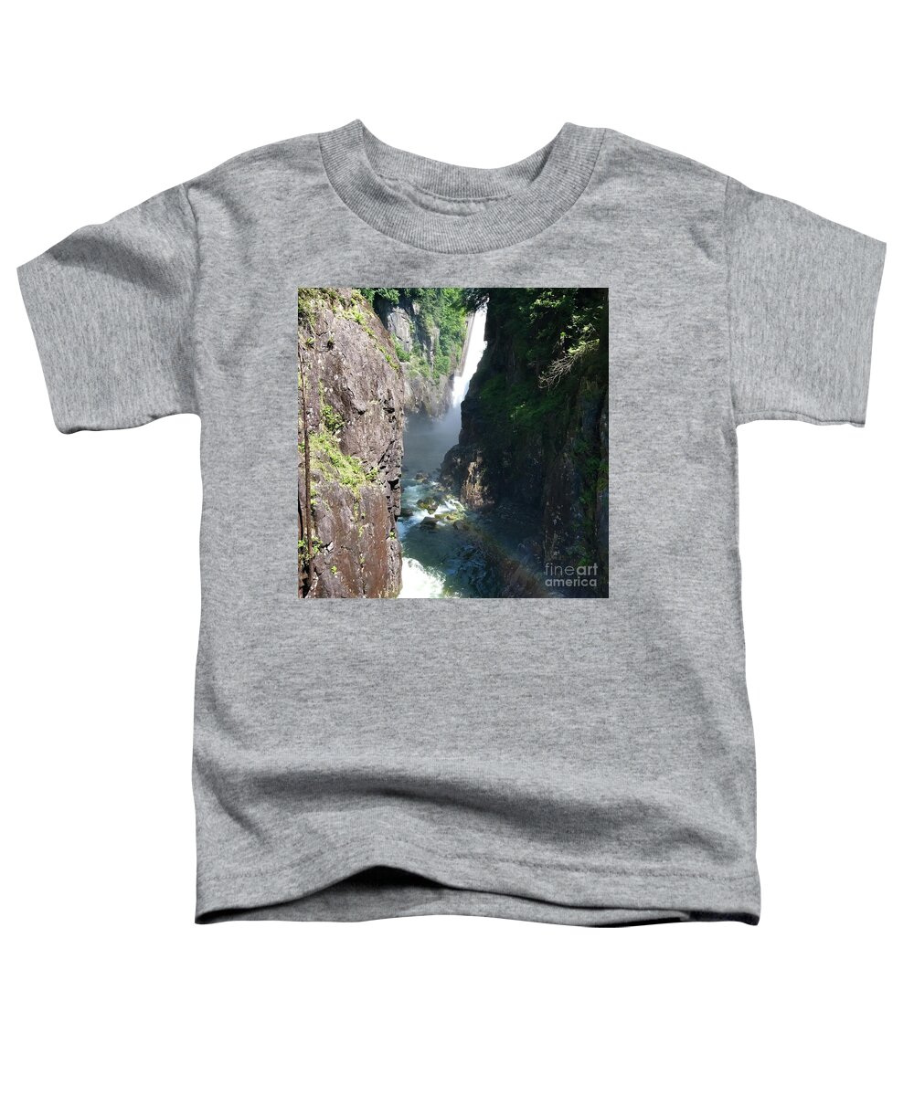 Waterfall Toddler T-Shirt featuring the photograph Rainbow by Dennis Richardson