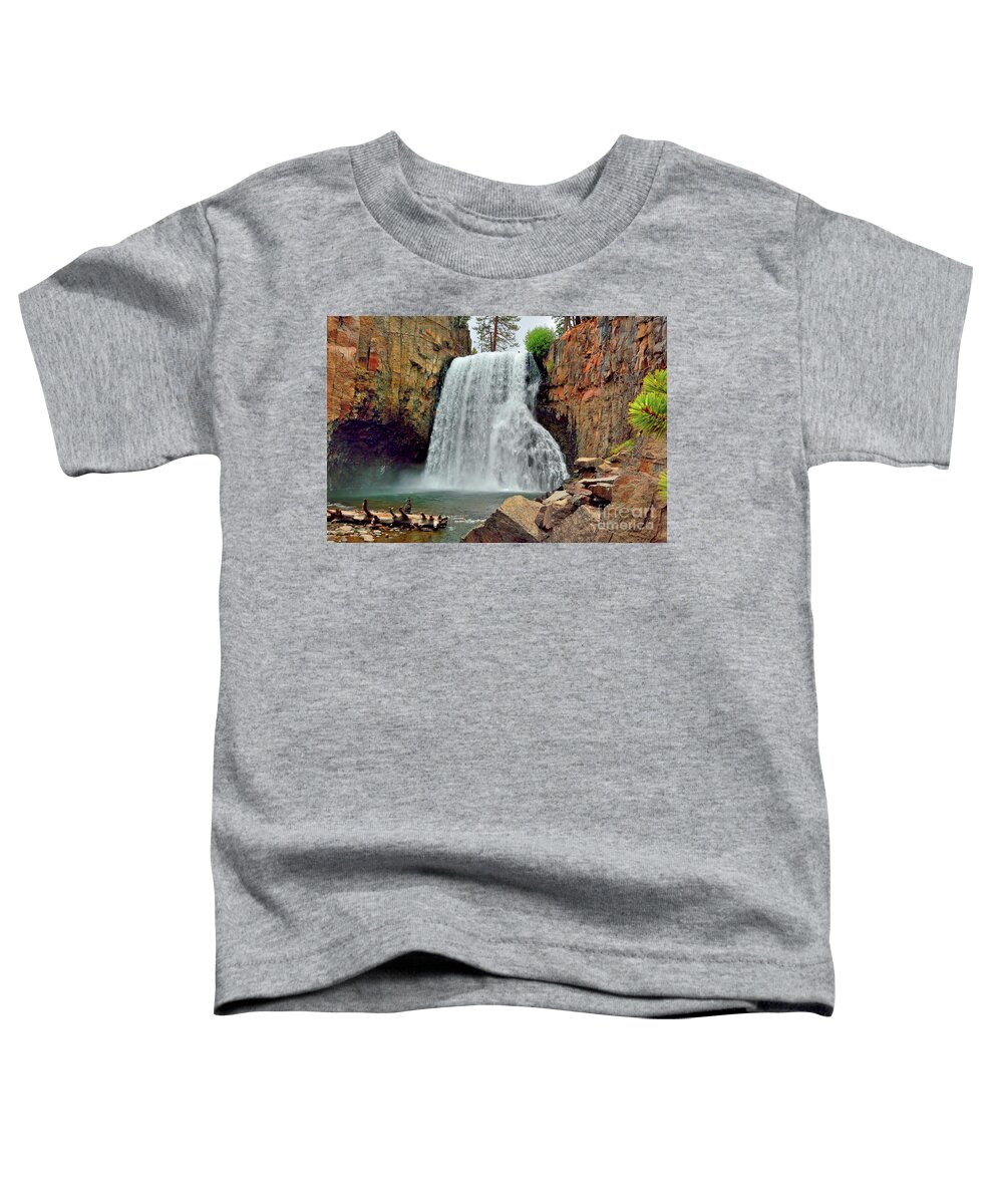California Toddler T-Shirt featuring the photograph Rainbow Falls 10 by Joe Lach