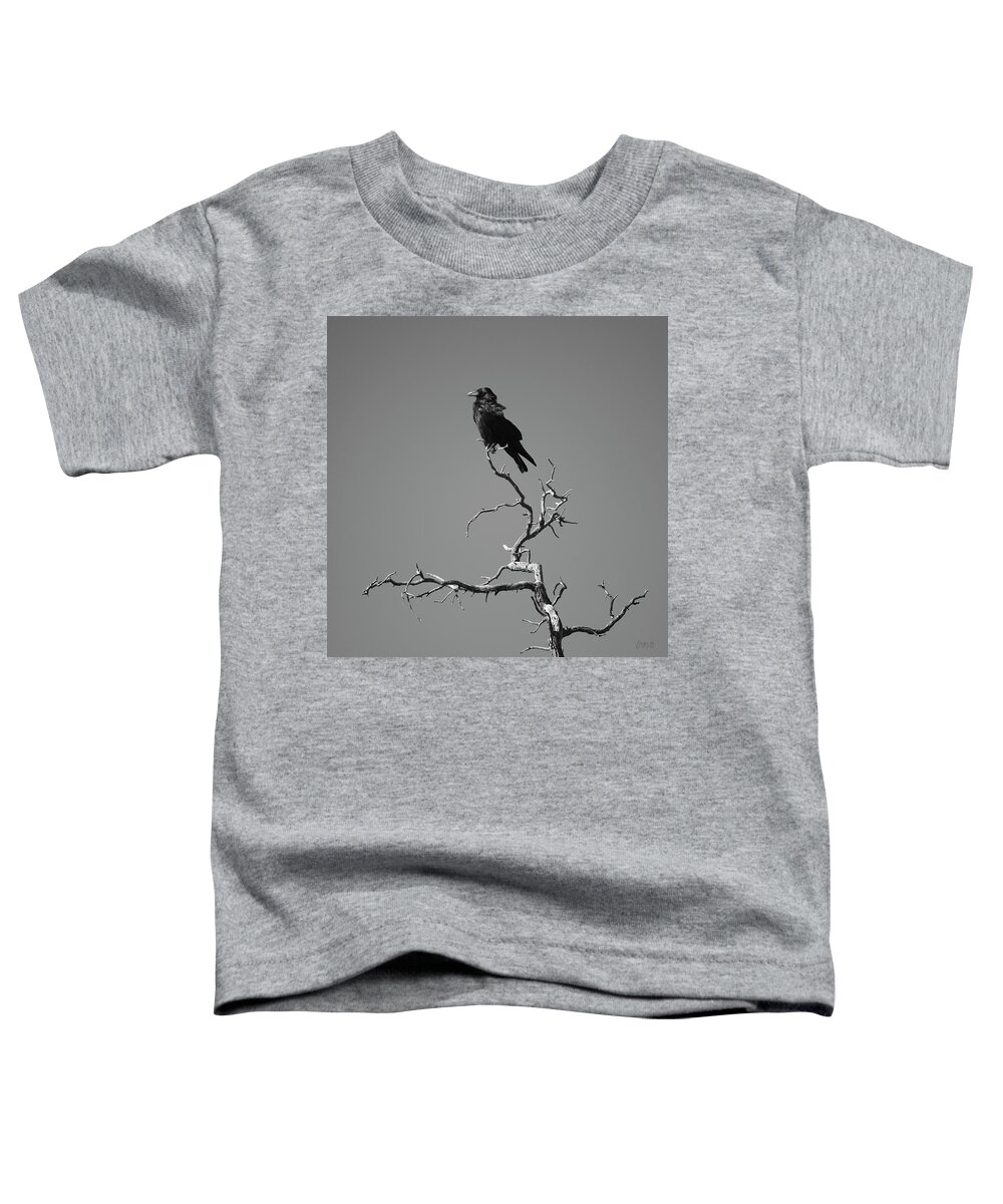 Raven Toddler T-Shirt featuring the photograph Raven III by David Gordon