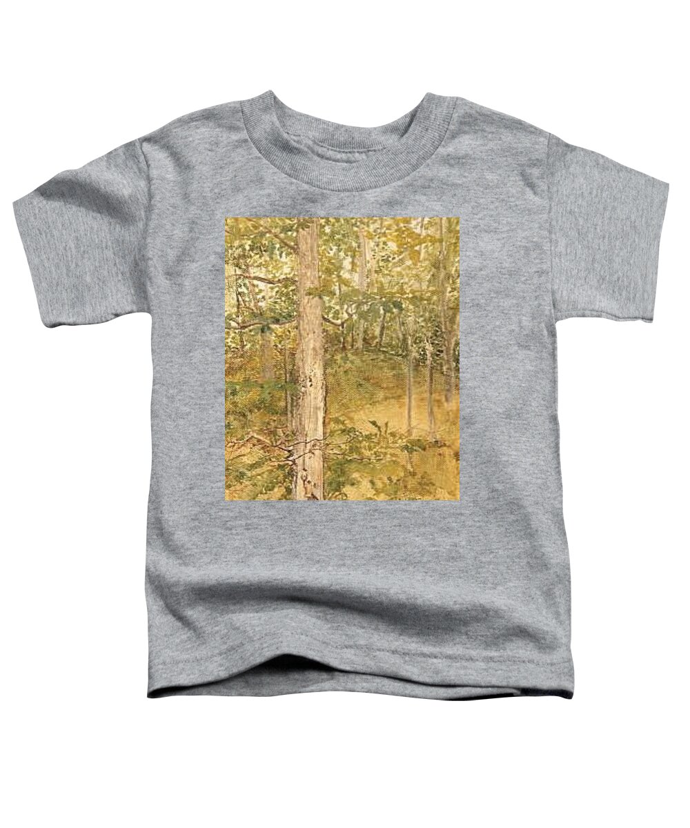 Trees Toddler T-Shirt featuring the painting Raystown Lake by Leah Tomaino