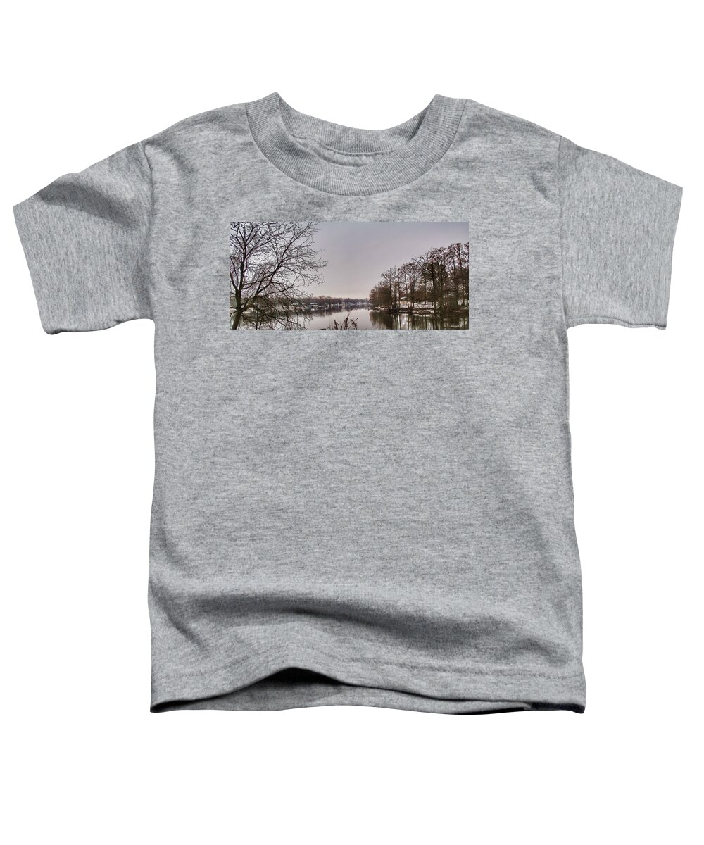 Reelfoot Lake Toddler T-Shirt featuring the photograph Reelfoot Lake Wash Out by Bonnie Willis